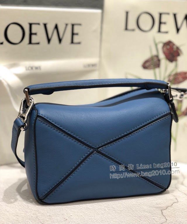 LOEWE爆款包包 羅意威迷你mini puzzle幾何拼接手提斜挎包 10173  tcl1178